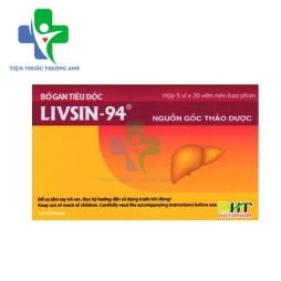 Bổ gan tiêu độc Livsin -94 Hataphar - Thuốc điều trị viêm gan