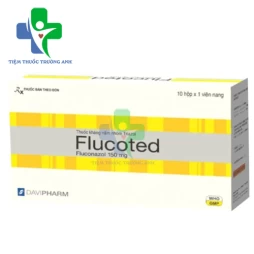 Flucoted 150mg Davipharm - Điều trị nhiễm nấm ở người lớn và trẻ em