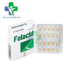 Folacid 5mg Pharmedic - Điều trị triệu chứng do thiếu acid folic