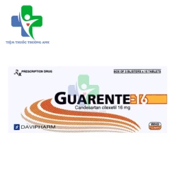 Guarente-16 Davipharm - Điều trị tăng huyết áp, suy tim sung huyết