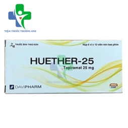 Huether-25 Davipharm - Điều trị động kinh cục bộ