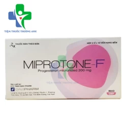 Miprotone-F 200mg Davipharm - Điều trị rối loạn nội tiết tố nữ