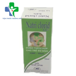 Natri clorid 0,9% Hanoi pharma - Dung dịch rửa mắt, mũi