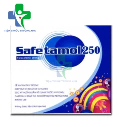 Safetamol 250 Hataphar - Thuốc giảm đau, hạ sốt ở người lớn và trẻ