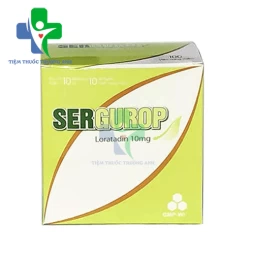Sergurop 10mg Hataphar - Điều trị viêm mũi dị ứng, mề đay