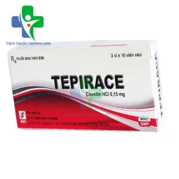 Tepirace 0,15mg Davipharm - Điều trị tăng huyết áp nhẹ và vừa