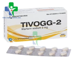 Tivogg-2 Davipharm - Điều trị và phòng ngừa huyết khối tĩnh mạch