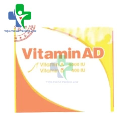 Vitamin AD 4000IU/400IU Hataphar - Trị thiếu Vitamin A, Vitamin D