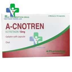 A-Cnotren 10mg GAP Pharma - Thuốc trị mụn trứng cá dạng nặng