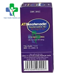 A.T Fexofenadin 30mg/5ml (lọ 30ml) - Thuốc điều trị và làm giảm kích ứng