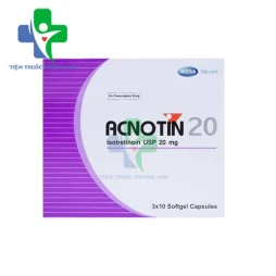 Acnotin 20mg Mega We Care - Thuốc trị mụn trứng cá dạng nặng