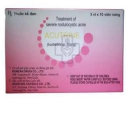 Acutrine 10mg - Thuốc trị mụn trứng cá hiệu quả của Hàn Quốc