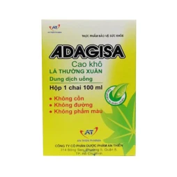 Adagisa chai 100 ml - Giúp giảm chứng ho khan, đau rát họng hiệu quả