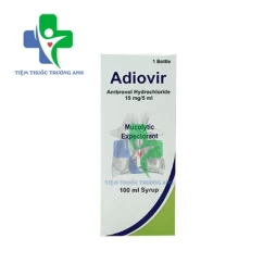 Adiovir 15mg/5ml Syr.100ml - Thuốc điều trị các bệnh đường hô hấp hiệu quả