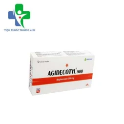 Agidecotyl 500 Agimexpharm - Điều trị tình trạng rối loạn tư thế cột sống