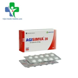 Agisimva 20 Agimexpharm - Điều trị tăng cholesterol máu