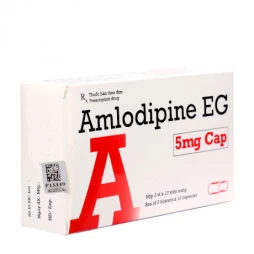 Amlodipine EG 5mg Cap - Thuốc điều trị đau thắt ngực hiệu quả của Pymepharco