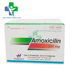 Amoxicillin 500mg Thephaco - Thuốc điều trị nhiễm khuẩn