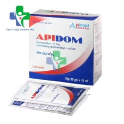 Apidom Apimed (dạng gói) - Điều trị các triệu chứng của buồn nôn