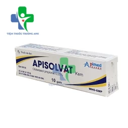 Apisolvat 15g - Thuốc điều trị các bệnh lý ngoài da hiệu quả  (10 type)