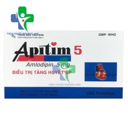 Thuốc Apitim 5Mg - Điều trị tim mạch huyết áp