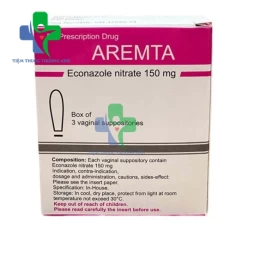 Aremta - Viên đặt âm đạo điều trị nấm Candida hiệu quả