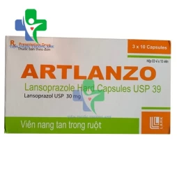 Artlanzo - Thuốc điều trị viêm loét dạ dày, tá tràng của Ấn Độ