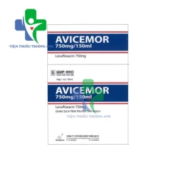 Avicemor 750mg/150ml Amvipharm - Thuốc điều trị nhiễm khuẩn dạng tiêm