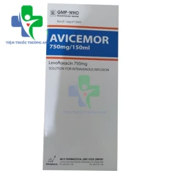 Avicemor 750mg/150ml Amvipharm - Thuốc điều trị nhiễm khuẩn dạng tiêm