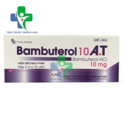 Bambuterol 10 A.T - Thuốc điều trị hen phế quản hiệu quả (10 hộp)