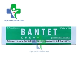 Bantet Cream 15g - Thuốc điều trị viêm da, vảy nến hiệu quả