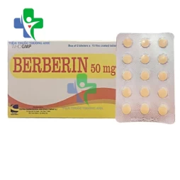 Berberin 50mg - Thuốc điều trị tiêu chảy hiệu quả của dược phẩm TW3