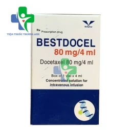 Bestdocel 80mg/4ml Bidiphar - Điều trị ung thư vú và ung thư dạ dày