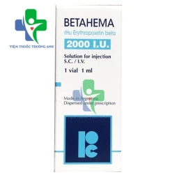 Betahema 2000IU - Thuốc điều trị thiếu máu của Argentina