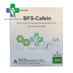 BFS-Cafein 30mg/3ml CPC1HN - Thuốc chống duy hô hấp và tuần hoàn