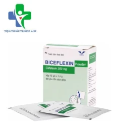 Biceflexin powder 250mg Bidiphar - Điều trị các nhiễm khuẩn do các vi khuẩn nhạy cảm