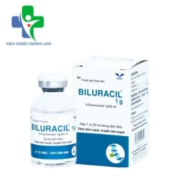 Biluracil 1g Bidiphar - Điều trị carcinom đại tràng, trực tràng