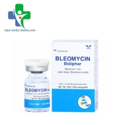 Bleomycin Bidiphar 15U - Ðiều trị ung thư biểu mô tế bào vảy