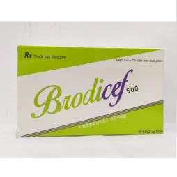 Brodicef 500mg - Thuốc điều trị nhiễm khuẩn đường hô hấp hiệu quả