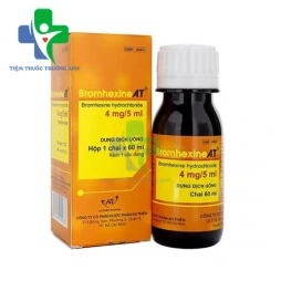 Bromhexine AT (chai 60ml) - Giúp long đờm, làm loãng đờm hiệu quả