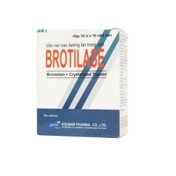 Brotilase (Hộp 10 Vỉ x 10 Viên) - Thuốc giảm sưng, đau do trĩ của Hàn Quốc
