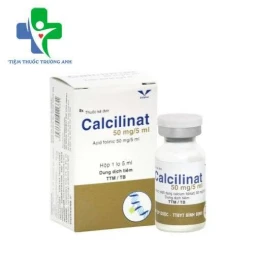 Calcilinat 50mg/5ml Bidiphar - Điều trị thiếu máu hồng cầu khổng lồ