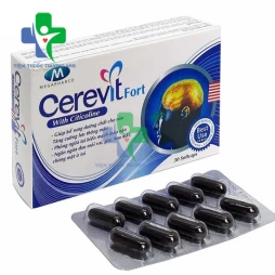 Cerevit Fort - Bổ sung dinh dưỡng, hỗ trợ điều trị thiếu máu não