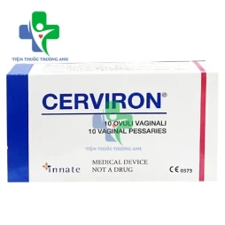 Cerviron - Viên đặt âm đạo điều trị viêm nhiễm phụ khoa hiệu quả của Ý