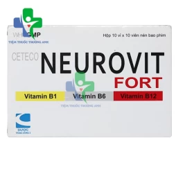 Ceteco Neurovit Fort - Bổ sung vitamin B, điều trị rối loạn thần kinh TW3