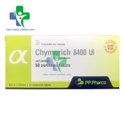 Chymorich 8400 PP.Pharco - Thuốc điều trị phù nề của Việt Nam