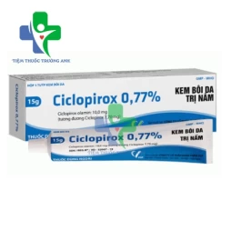 Ciclopirox 0.77% 15g VCP - Hỗ trợ điều trị các bệnh lý nấm da 