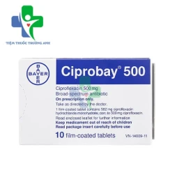 Ciprobay 500 Bayer - Thuốc điều trị nhiễm trùng