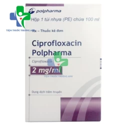 Ciprofloxacin Polpharma 2mg/ml (200ml) - Thuốc điều trị nhiễm khuẩn