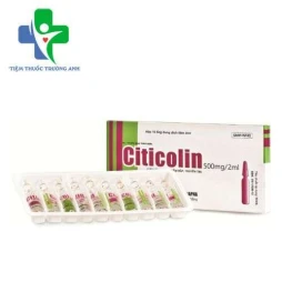 Citicolin 500mg/2ml Danapha - Điều trị rối loạn ý thức hiệu quả